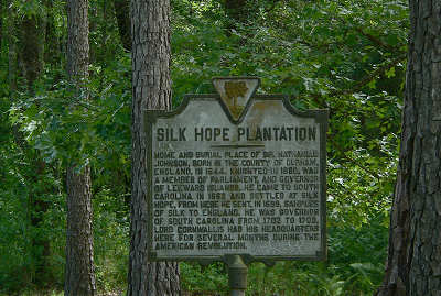 Silk Hope Plantation Historical Marker 2011 - Berkeley County, South Carolina