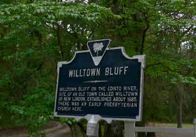 Willtown Bluff Historical Marker 2011 - Charleston County, South Carolina