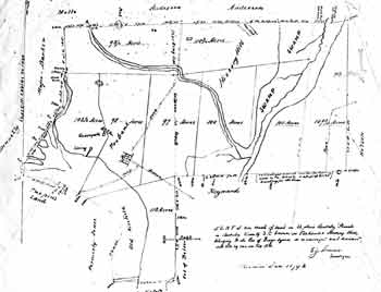 1881-foxbank-hickory-hill-plat - Berkeley County, South Carolina SC