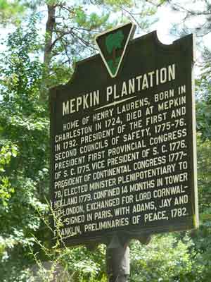 Mepkin Plantation  Sign - Berkeley County, South Carolina