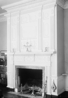 Springfield Plantation Fireplace 1939 - Berkeley County, South Carolina