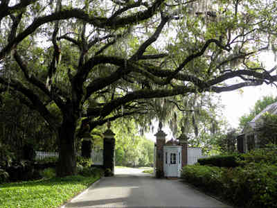 Yeamans Hall Plantation Gate 2013 - Berkeley County, South Carolina