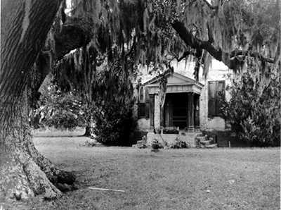 Brick House Plantation Rear Prior to 1929 - Charleston County, South Carolina