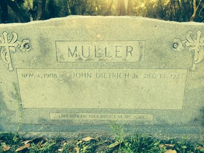 Laurel Hill Plantation Muller Grave - Charleston County, South Carolina