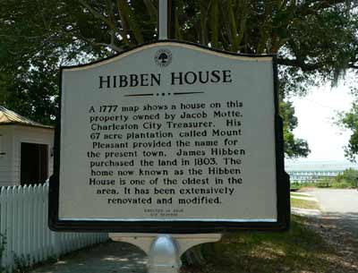 Mount Pleasant Plantation Sign - Charleston County, South Carolina