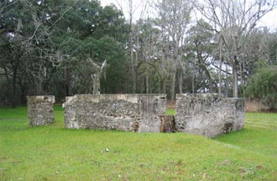 Buckfield Plantation Foundation Ruins 2005 - Hampton County, South Carolina