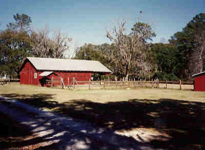 Pleasant Hill Plantation Barn, Corral 1994 - Hampton County, South Carolina
