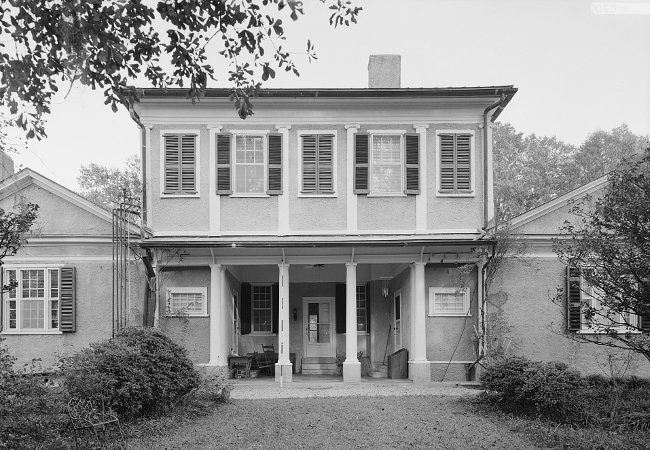 Rear of Borough House Plantation 1985 - Sumter County, South Carolina