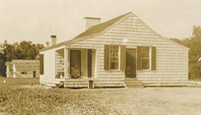 Spring Bank Plantation Slave Cabin Front 1930s - Williamsburg County, South Carolina